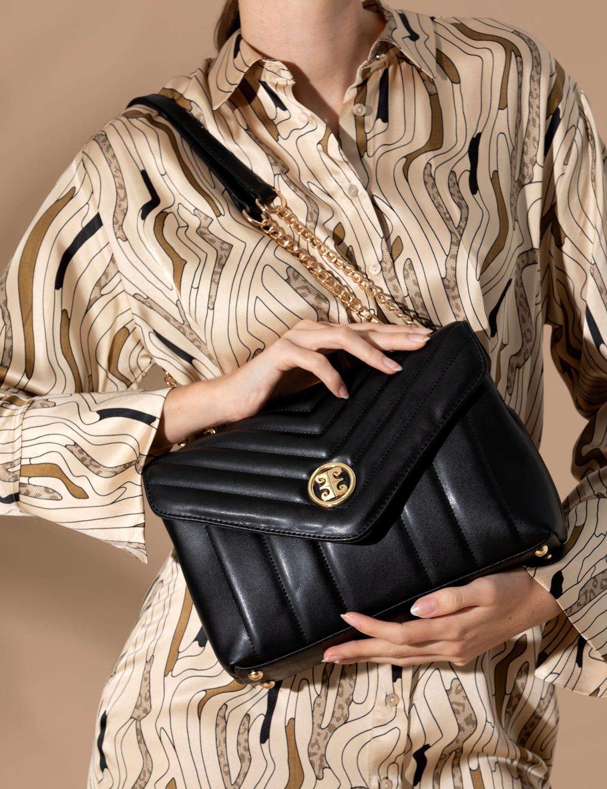 Siyah Omuz Çantası - 50284138003