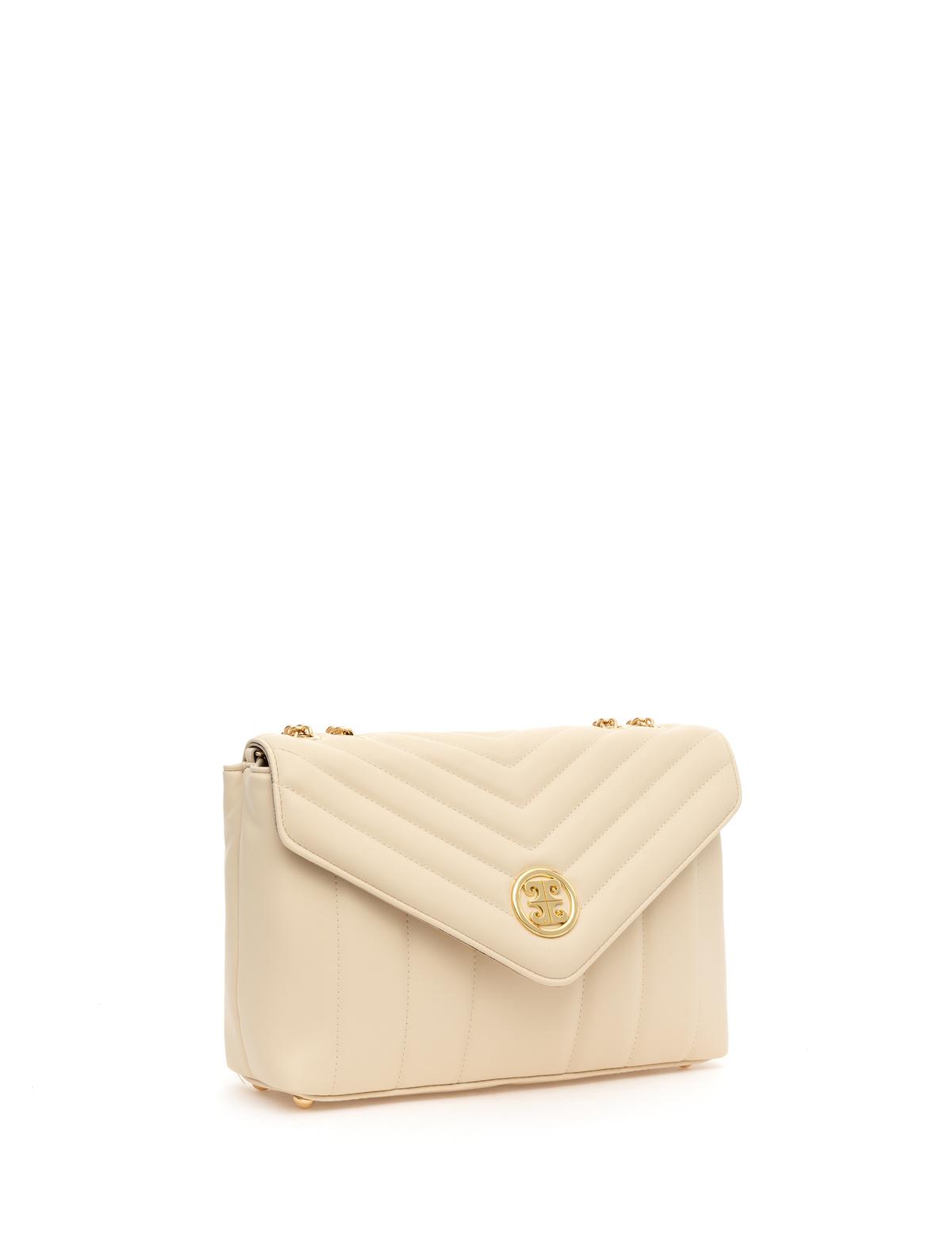 Bej Omuz Çantası - 50284138004