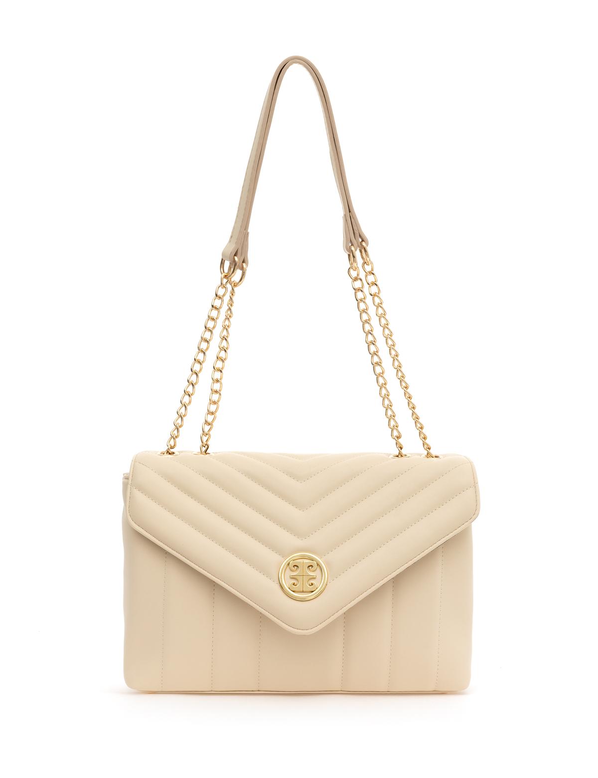 Bej Omuz Çantası - 50284138004