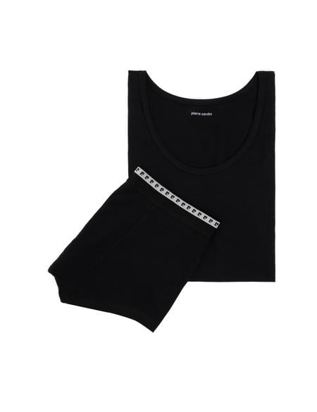 Siyah Atlet Boxer İç Giyim Takım Set - 50287003001