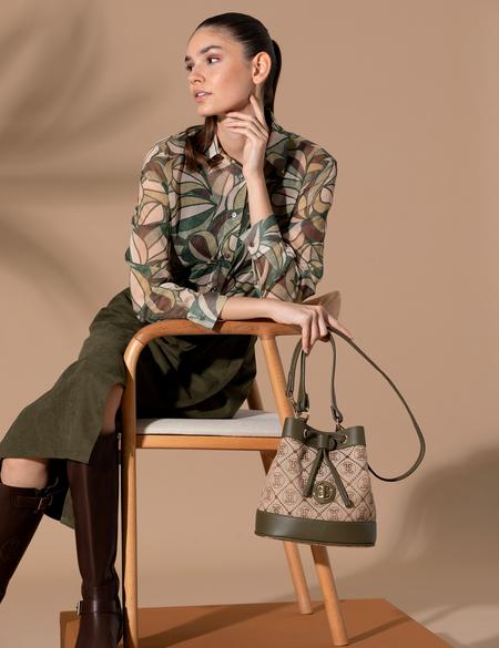 Haki Büzgülü  Çanta - 50284130002