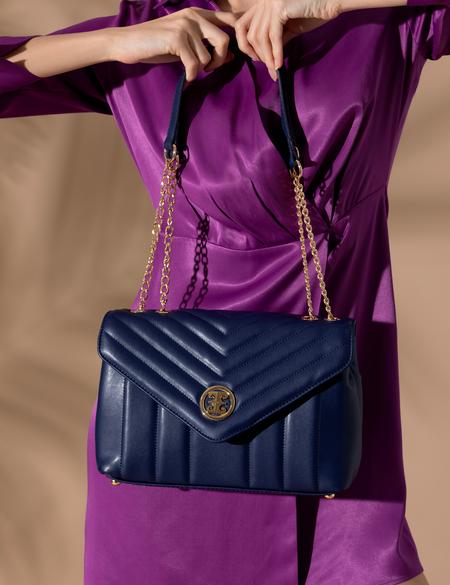 Lacivert Omuz Çantası - 50284138005