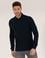 Lacivert Slim Fit Basic Sweatshirt