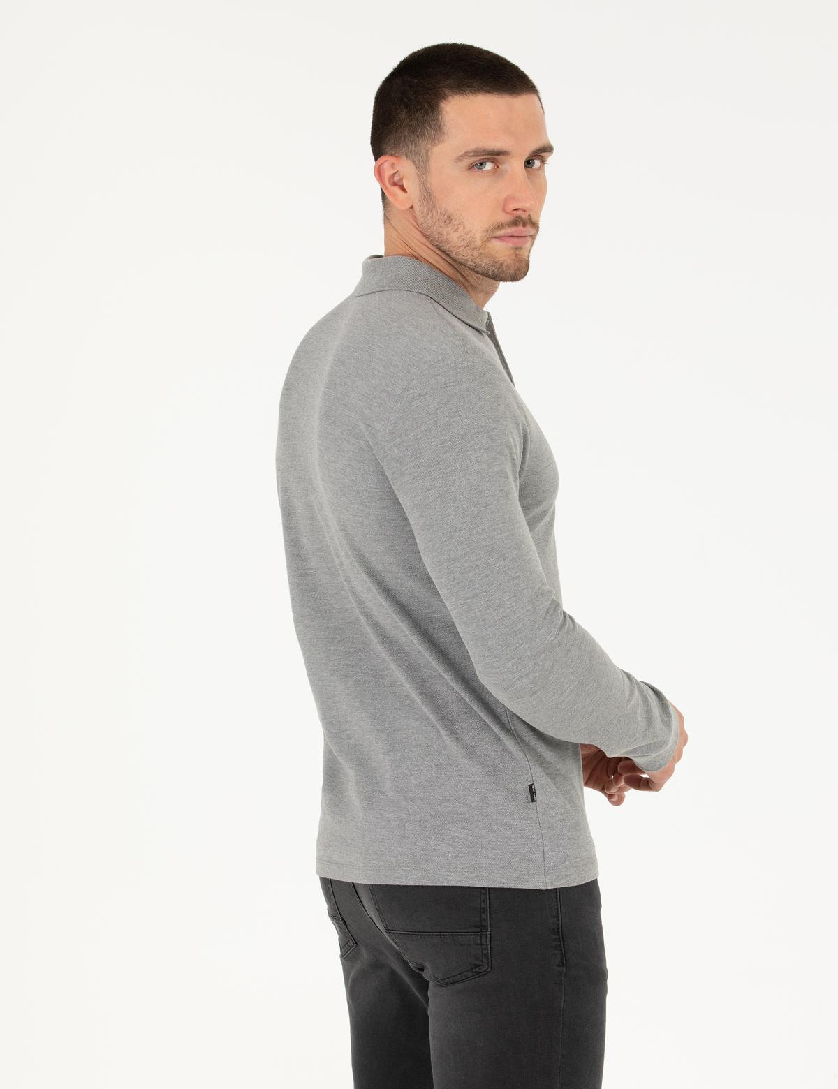Gri Melanj Slim Fit Basic Sweatshirt - 50276035031