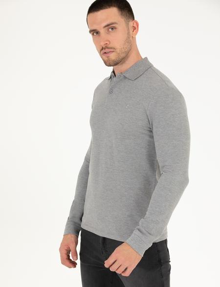 Gri Melanj Slim Fit Basic Sweatshirt - 50276035031