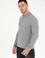 Gri Melanj Slim Fit Basic Sweatshirt