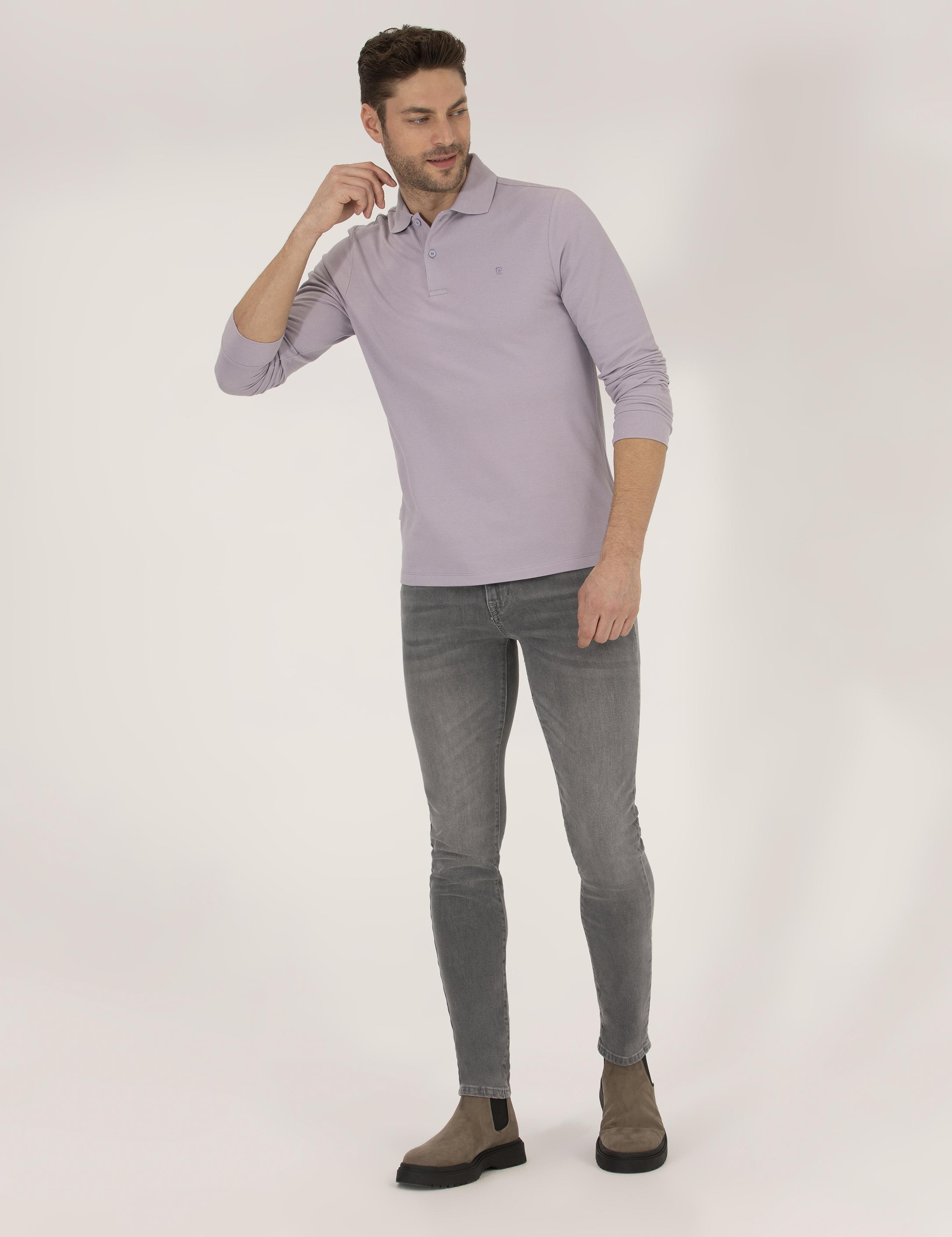 Lila Slim Fit Basic Sweatshirt