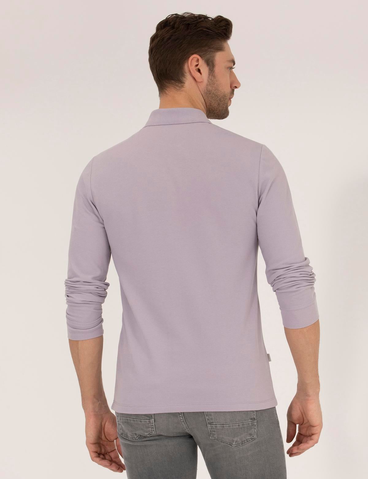 Lila Slim Fit Basic Sweatshirt - 50276035046