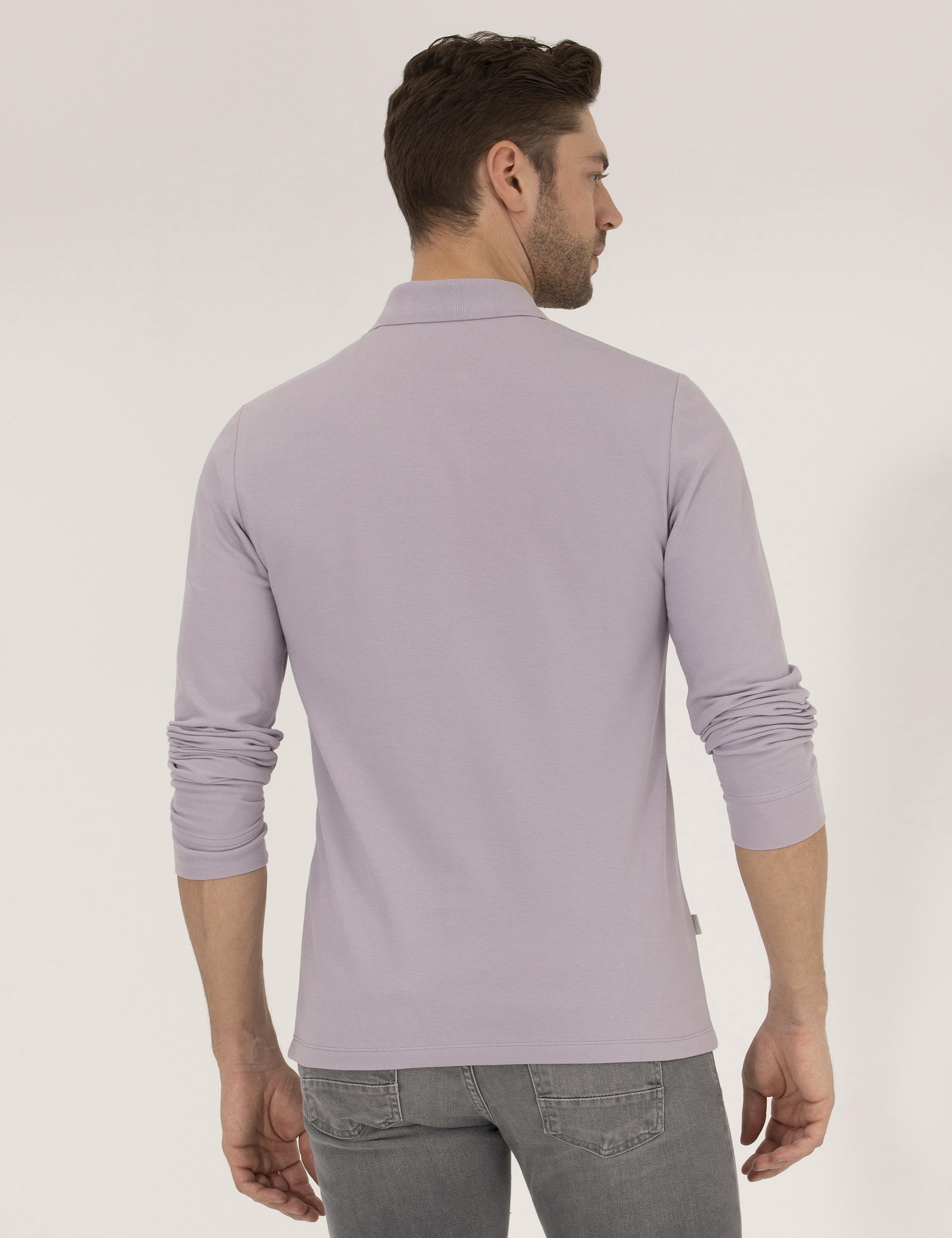 Lila Slim Fit Basic Sweatshirt