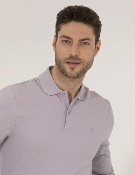 Lila Slim Fit Basic Sweatshirt - 50276035046