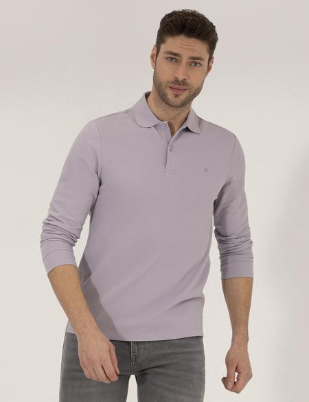 Lila Slim Fit Basic Sweatshirt - 50276035046