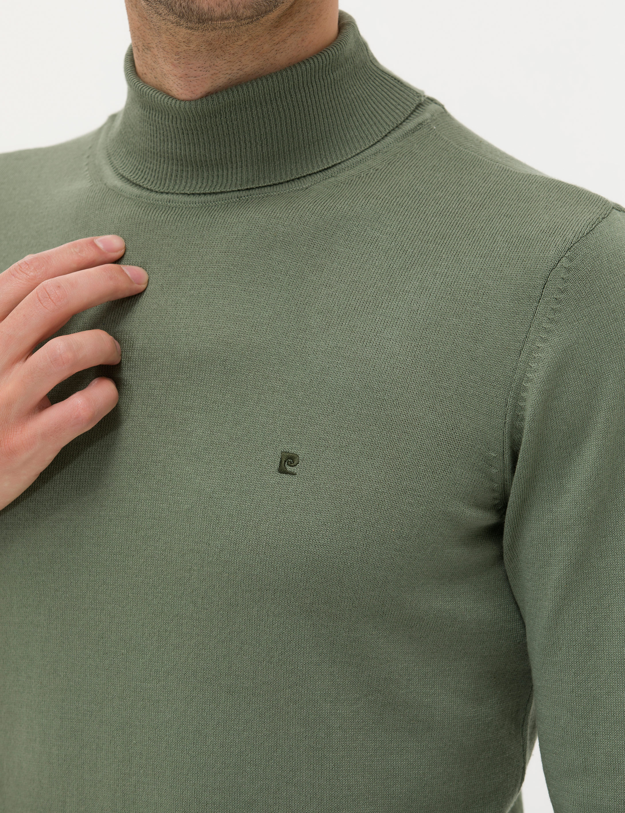 Pierre Cardin Duman Slim Fit Balıkçı Yaka Basic Triko Kazak görsel 7
