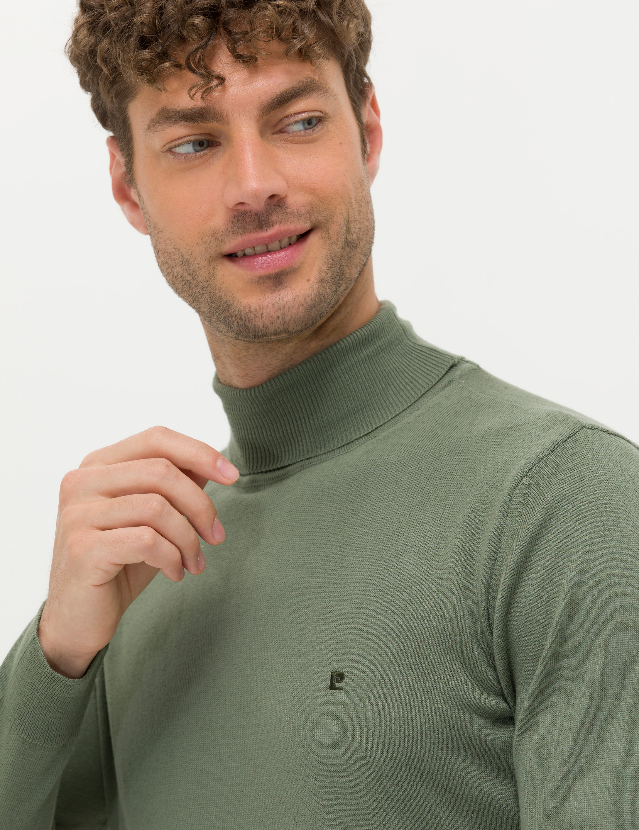 Pierre Cardin Duman Slim Fit Balıkçı Yaka Basic Triko Kazak görsel 2