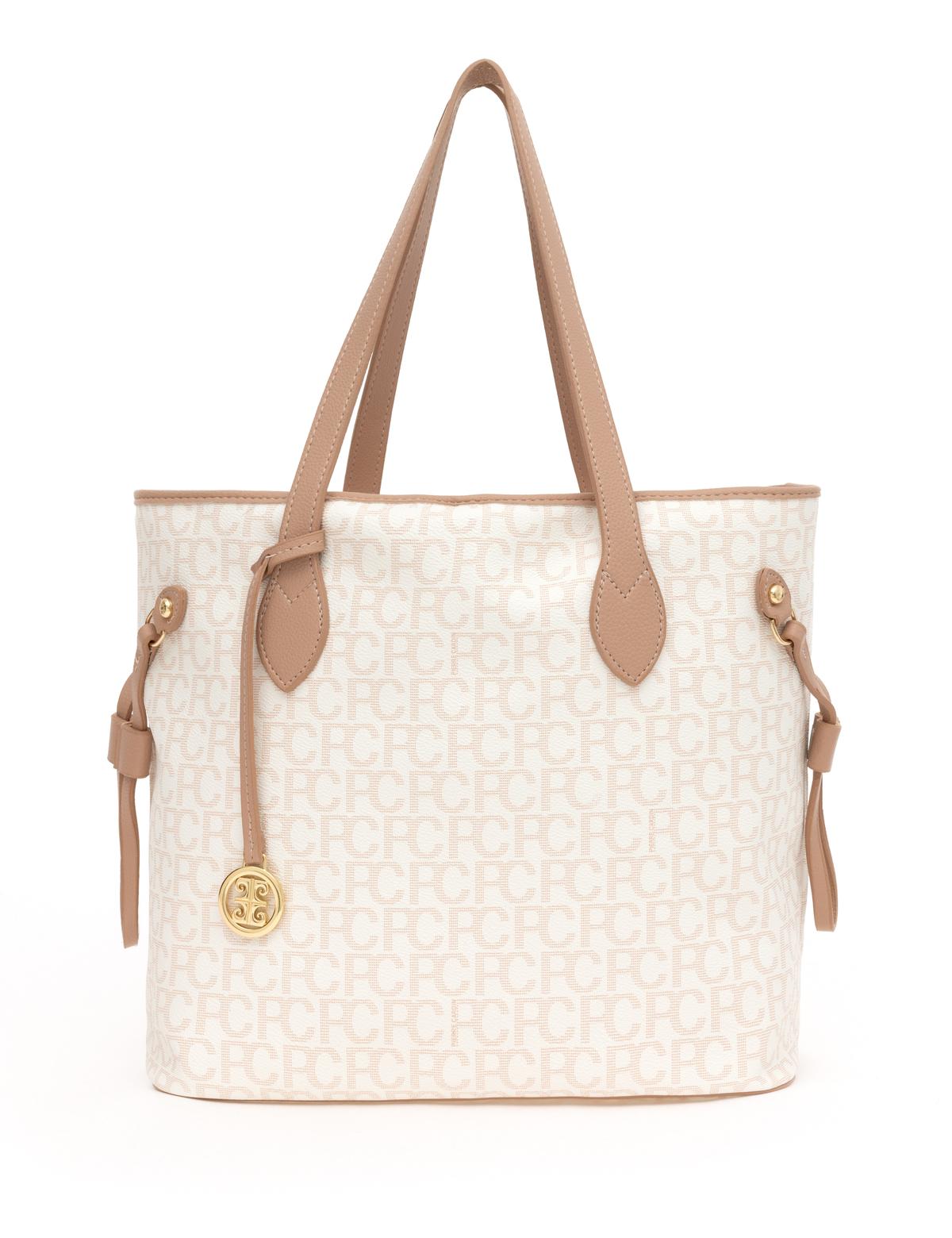 Ekru Omuz Çantası - 50283577003