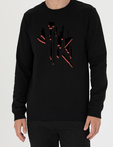 Siyah Regular Fit Sweatshirt - 50279556004