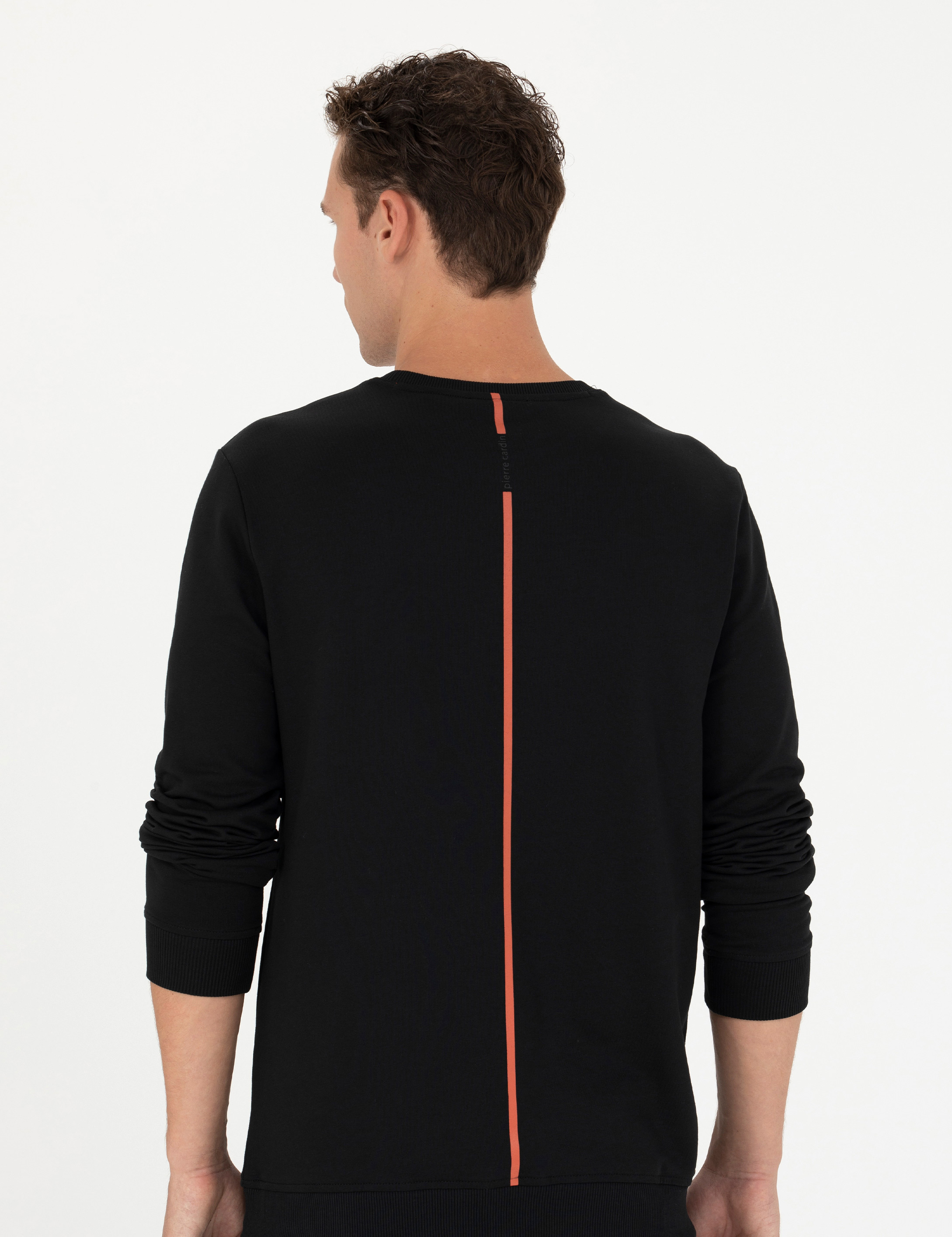Pierre Cardin Siyah Regular Fit Sweatshirt görsel 5