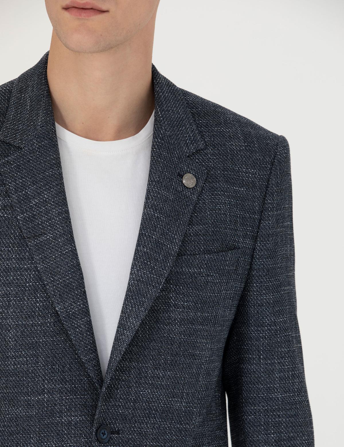 Lacivert Slim Fit Ceket - 50273410011