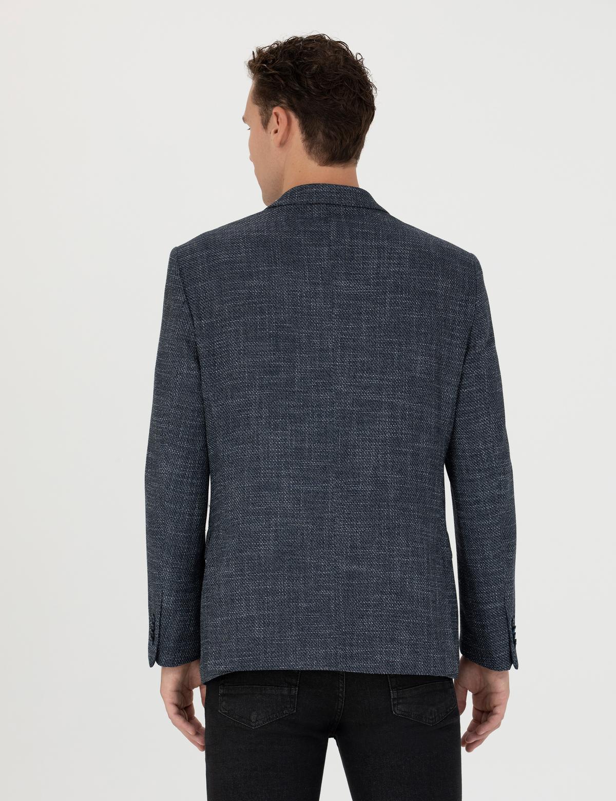 Lacivert Slim Fit Ceket - 50273410011