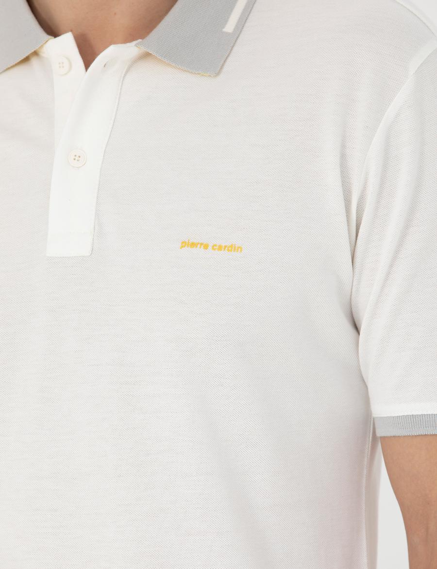 Ekru Slim Fit Tişört