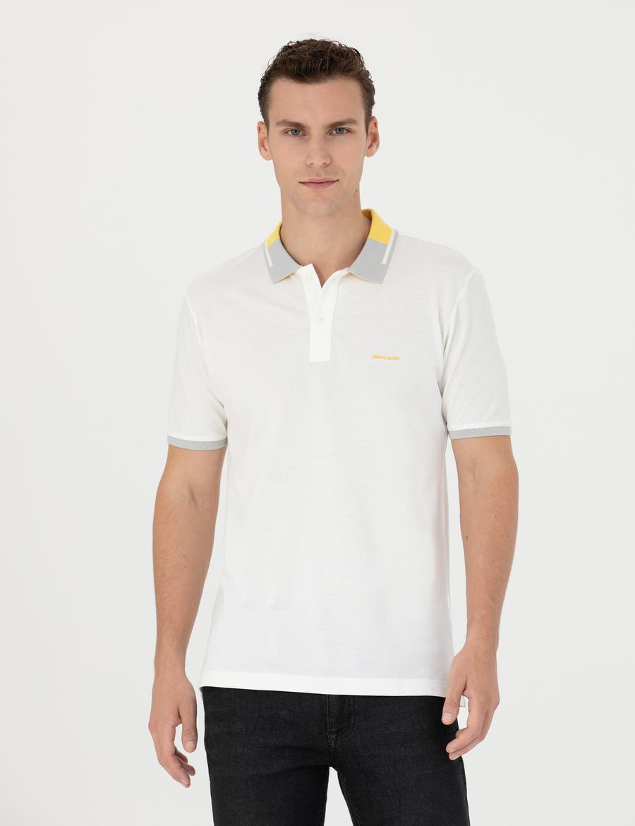 Ekru Slim Fit Tişört