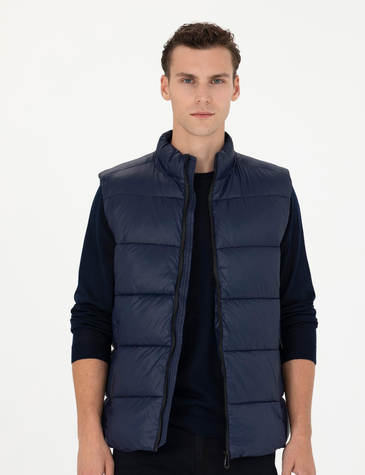 Lacivert Yelek - 50277245004