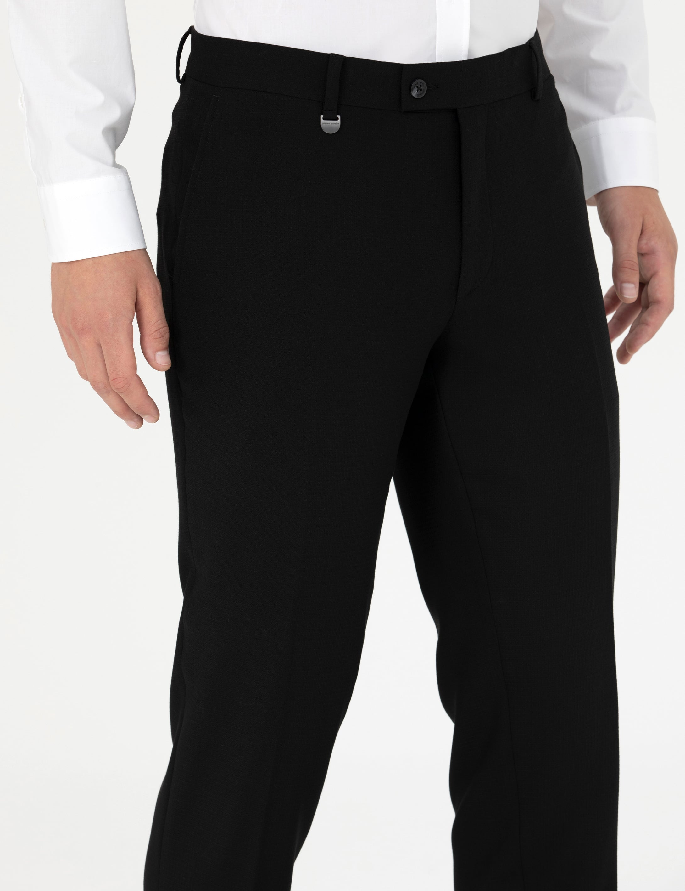 Siyah Ekstra Slim Fit Kumaş Pantolon