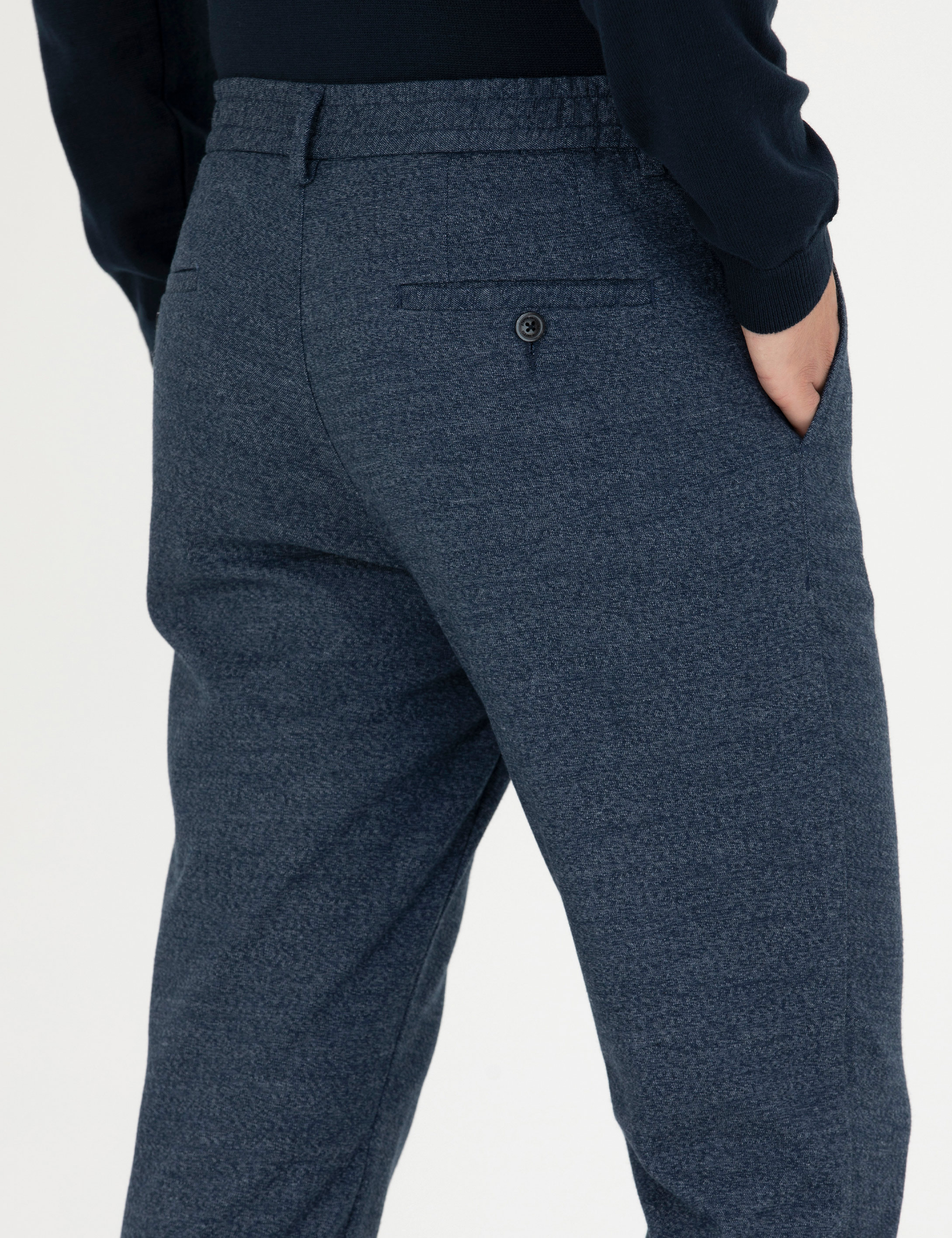 Pierre Cardin Lacivert Ekstra Slim Fit Kumaş Pantolon görsel 7