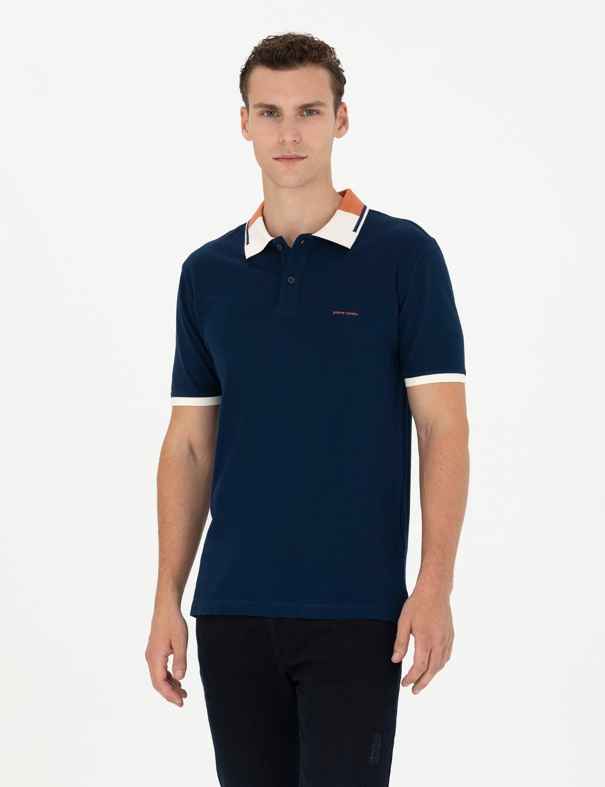 Lacivert Slim Fit Tişört