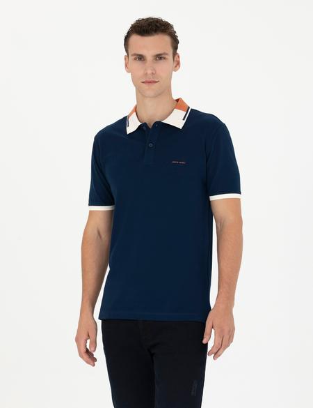 Lacivert Slim Fit Tişört - 50264865061