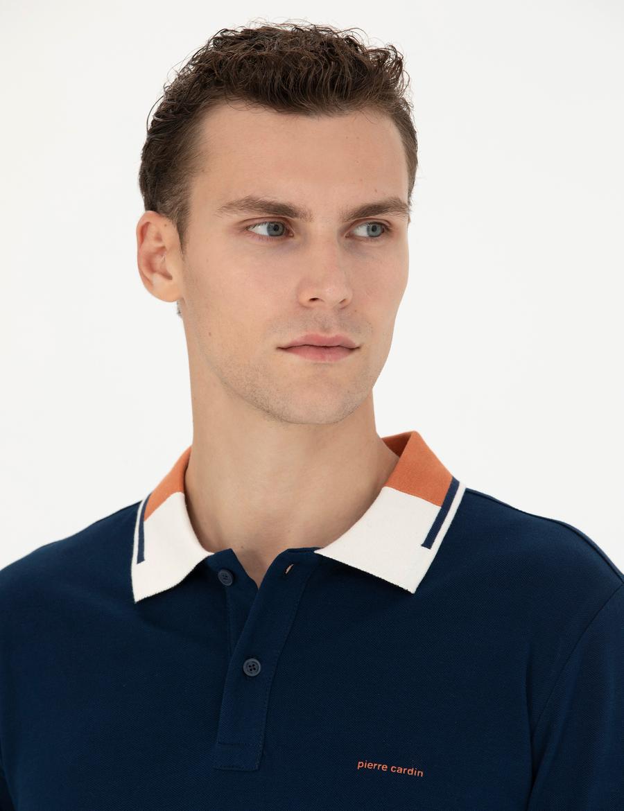 Lacivert Slim Fit Tişört