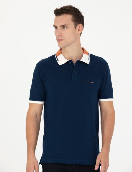 Lacivert Slim Fit Tişört - 50264865061