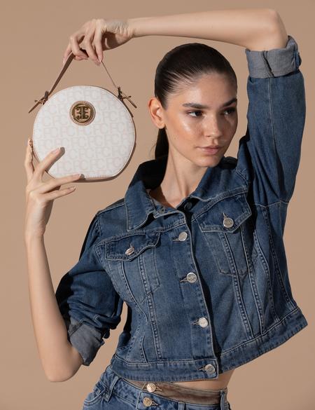 Ekru Çapraz Çanta - 50284121003