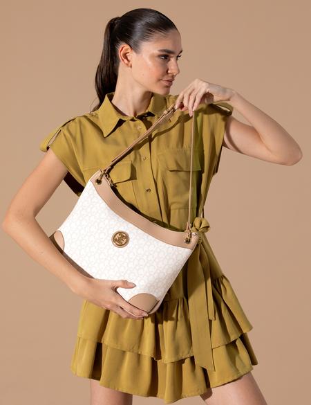 Ekru Çapraz Çanta - 50284123003