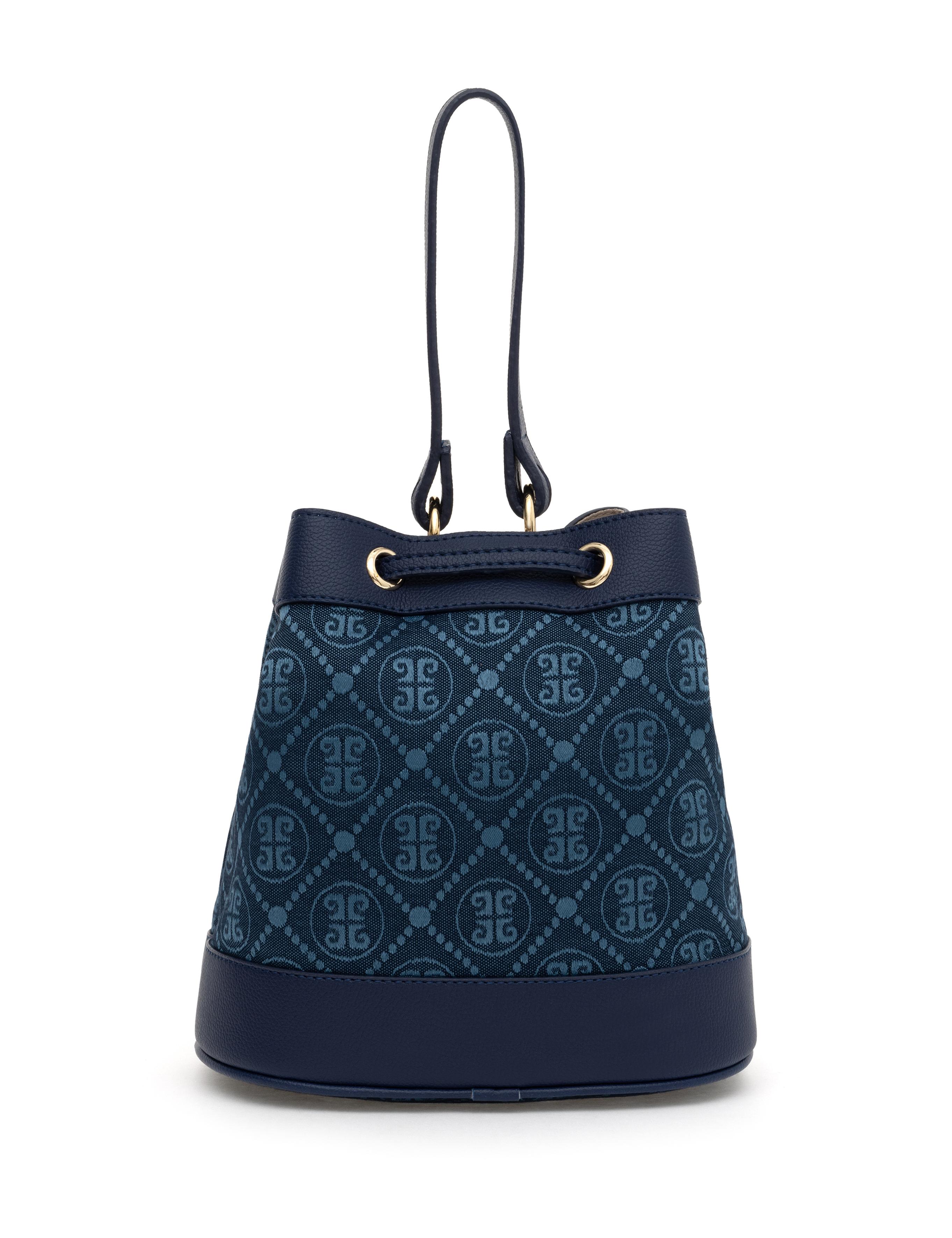 Lacivert Büzgülü  Çanta