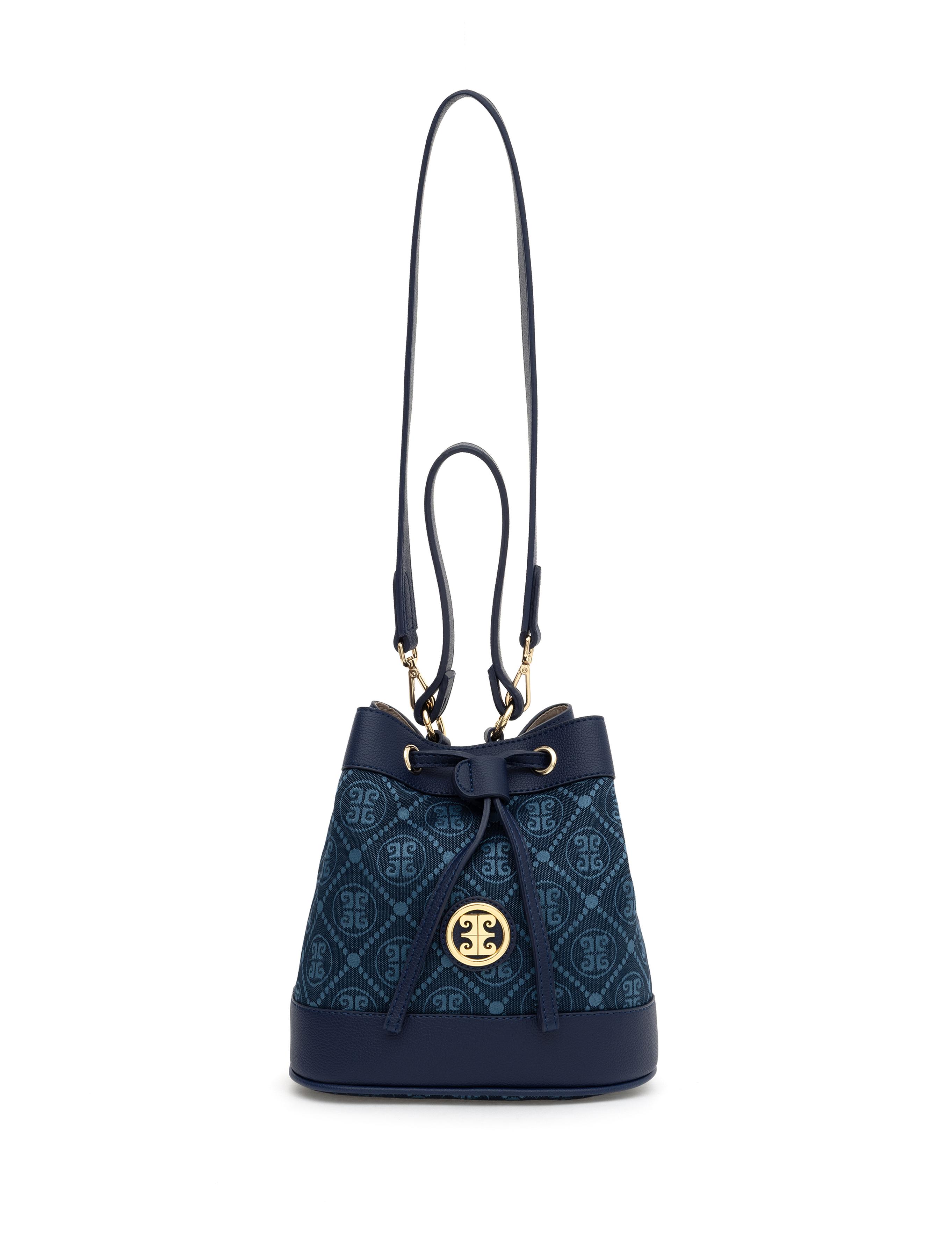 Lacivert Büzgülü  Çanta