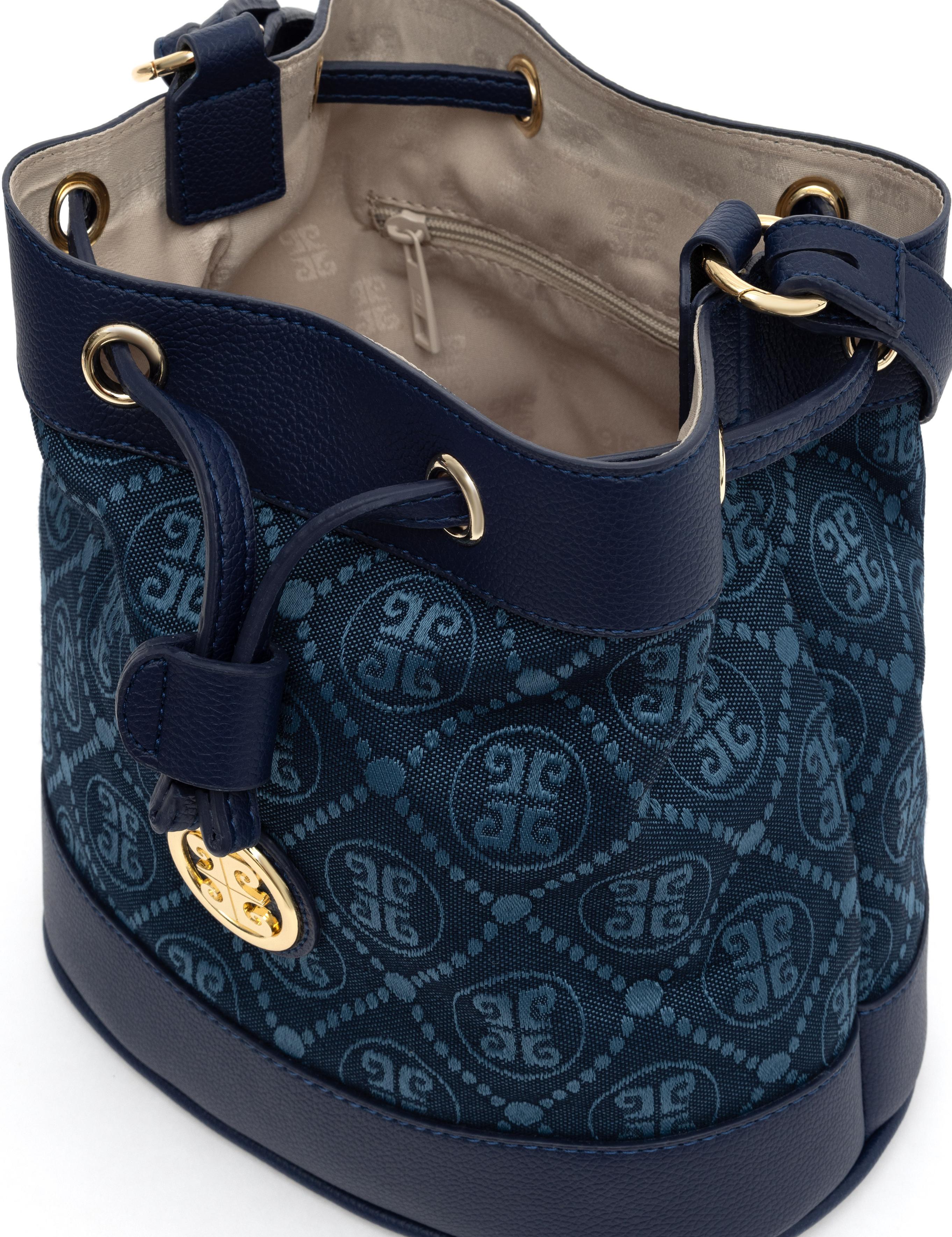 Lacivert Büzgülü  Çanta