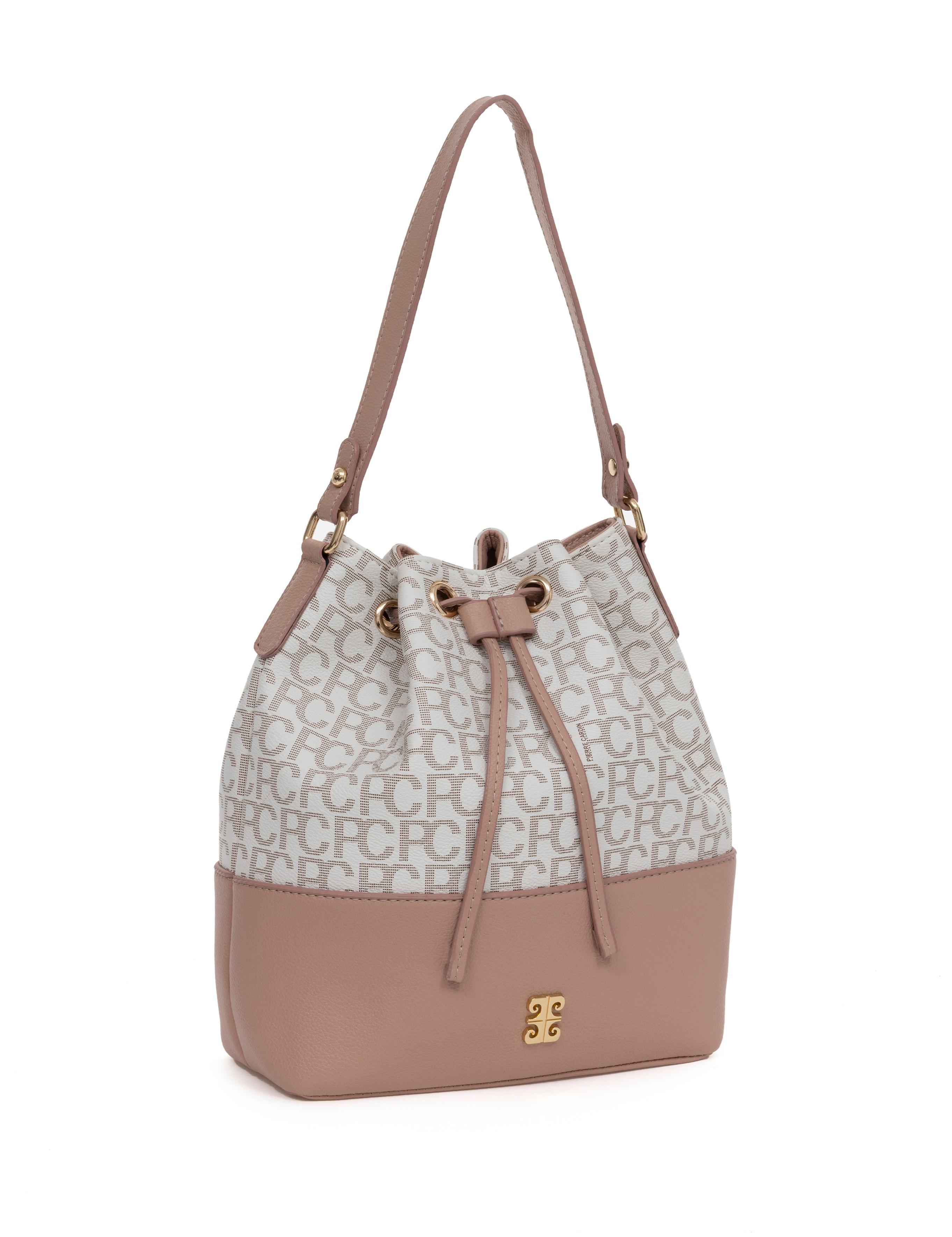 Ekru Büzgülü  Çanta