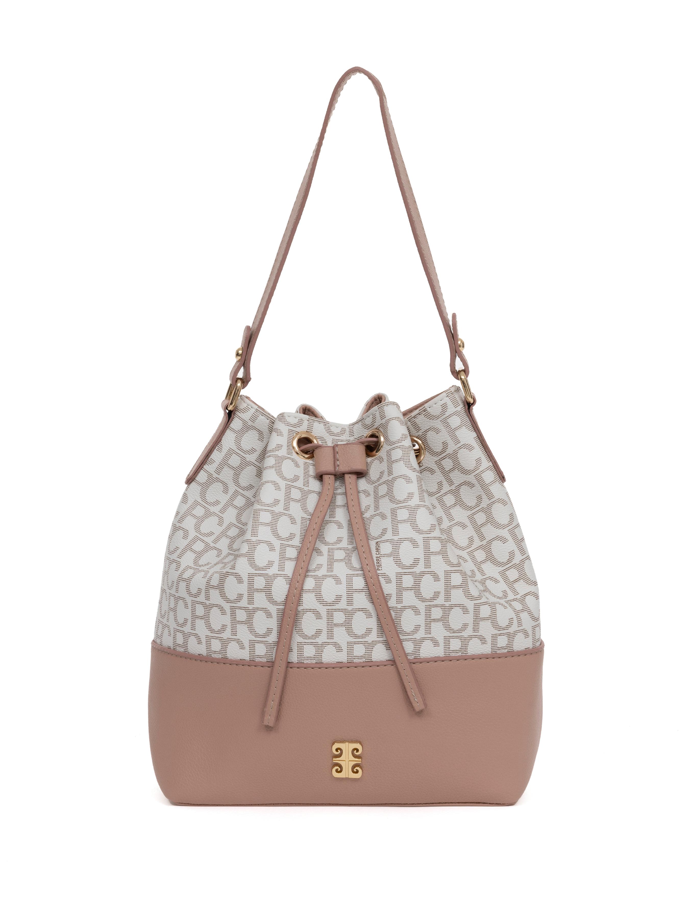 Ekru Büzgülü  Çanta