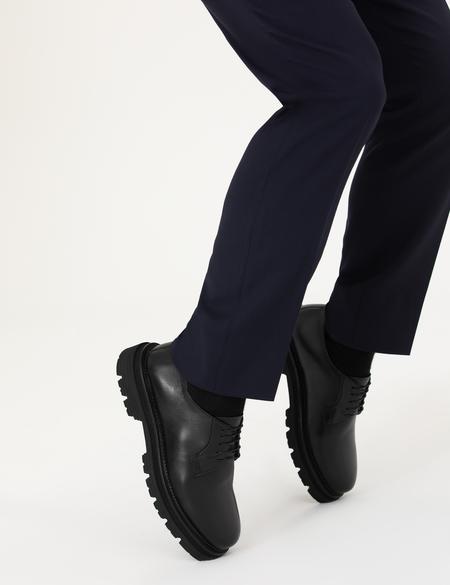 Siyah %100 Deri Casual Ayakkabı - 50279061006