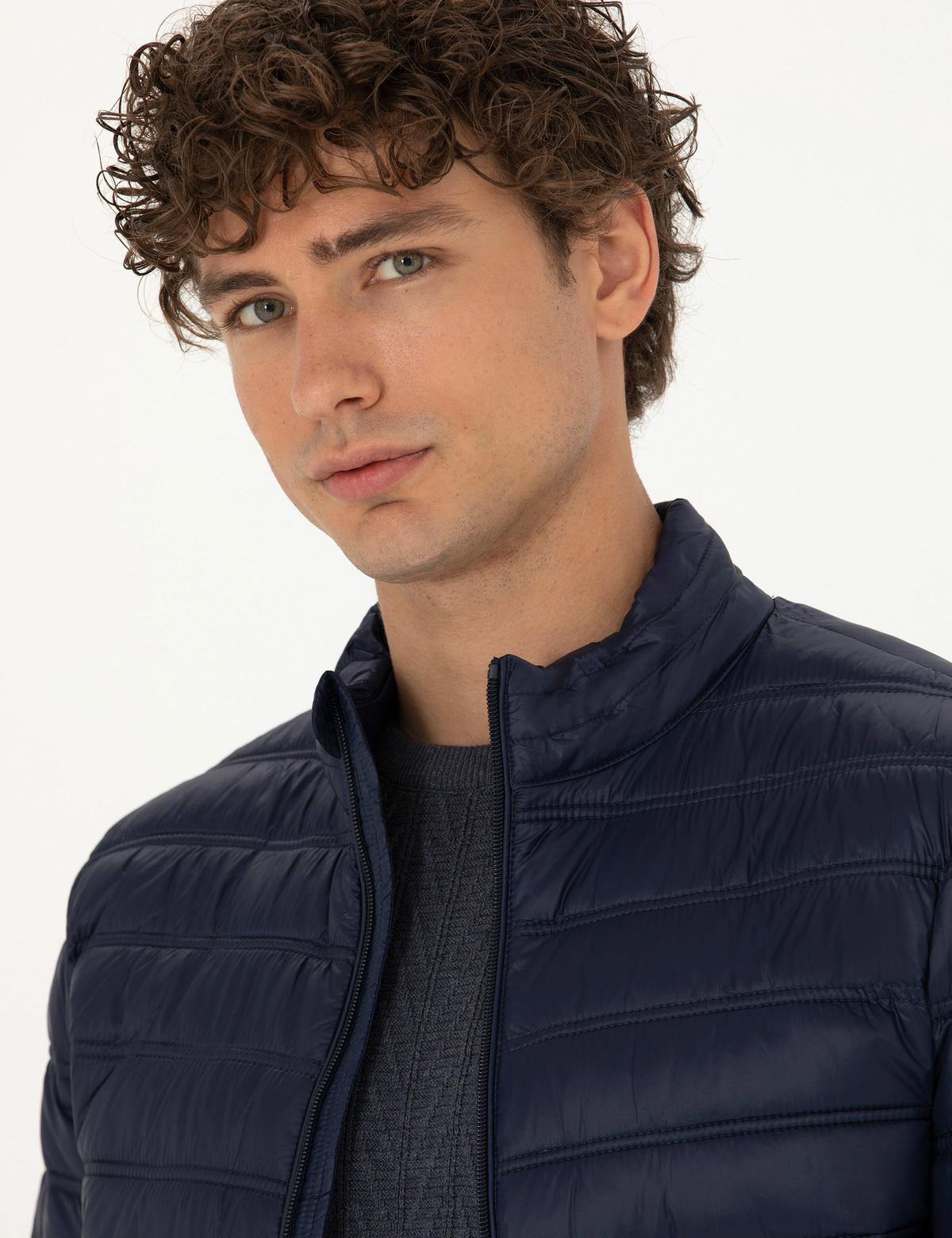 Lacivert Cropped Slim Mont - 50276362003