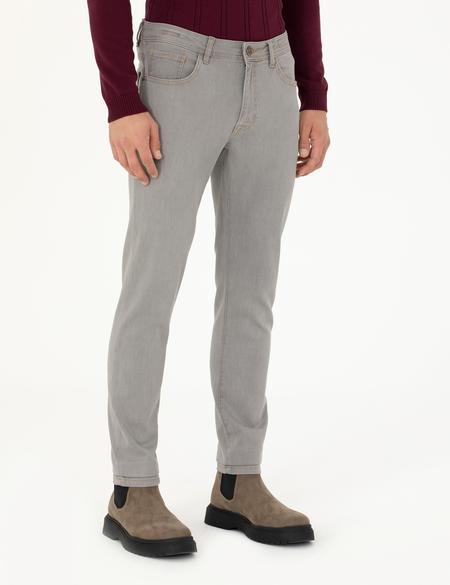 Gri Slim Fit Jean Pantolon - 50276527008