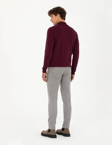 Gri Slim Fit Jean Pantolon