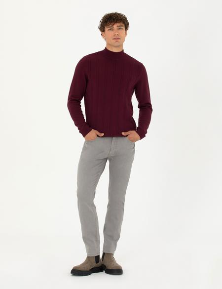 Gri Slim Fit Jean Pantolon - 50276527008