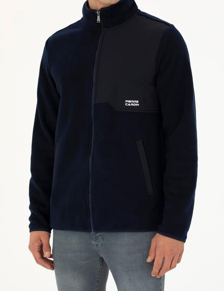 Lacivert Regular Fit Polar Hırka - 50271746024