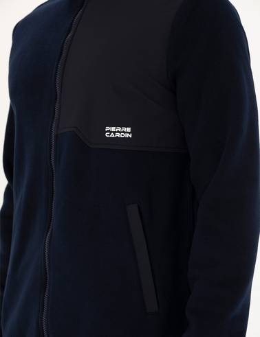 Lacivert Regular Fit Polar Hırka