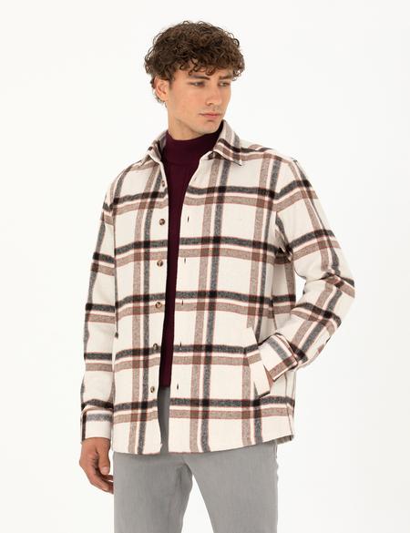 Bej Oduncu Comfort Fit Gömlek - 50282658005