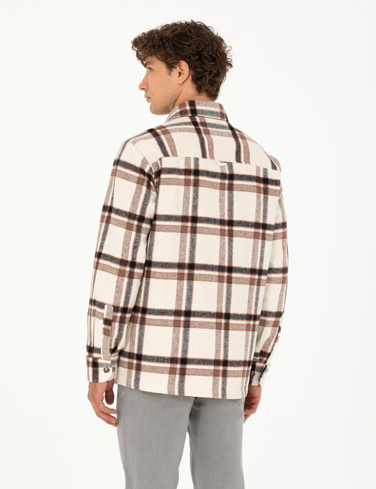 Bej Oduncu Comfort Fit Gömlek - 50282658005