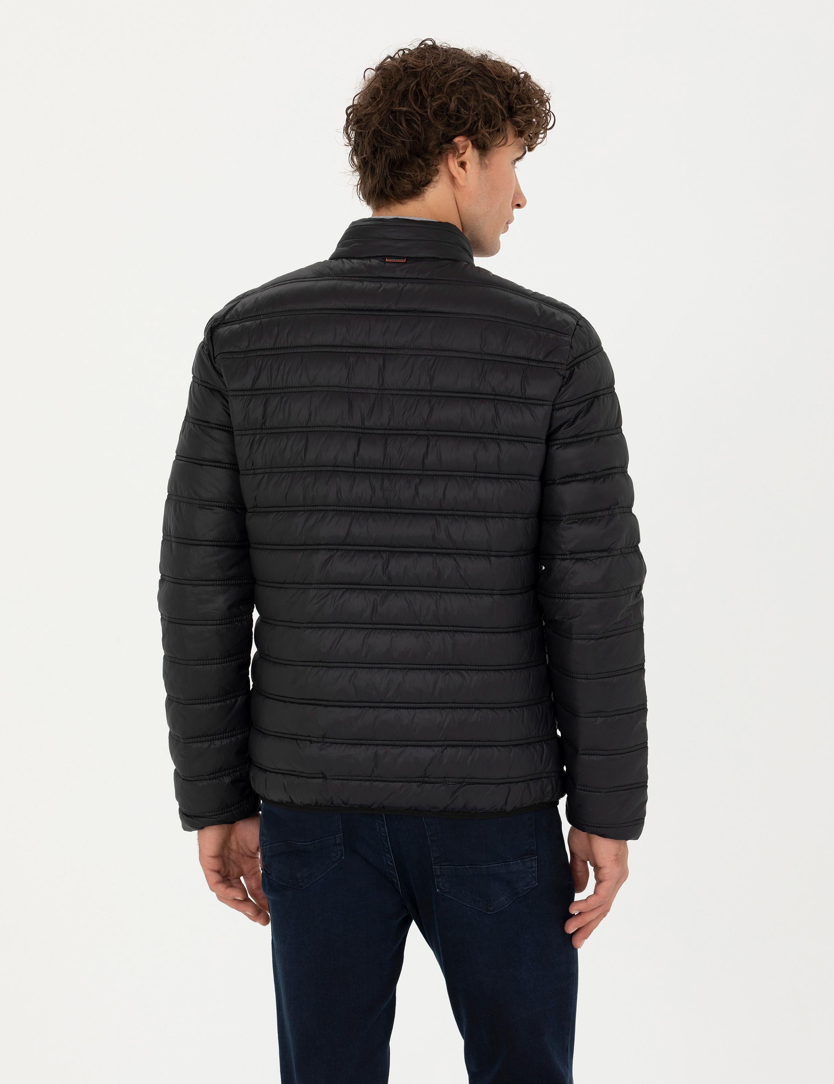 Siyah Cropped Slim Mont