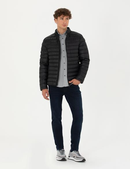 Siyah Cropped Slim Mont - 50276362012