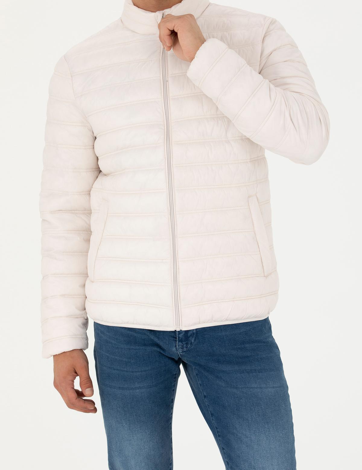 Bej Cropped Slim Mont - 50276362021